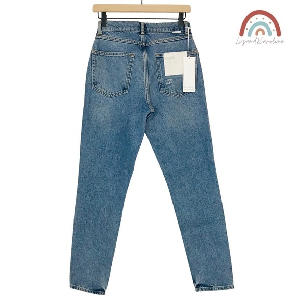 New! Boyish The Roy High Rise Yoke Front Skinny Rigid Jeans - Picture 7 of 16